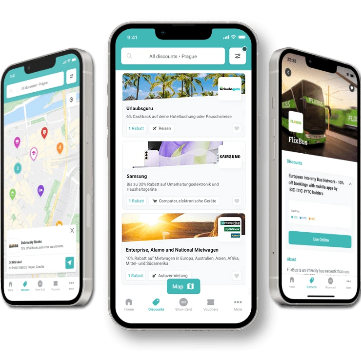 ISIC App Vorteile