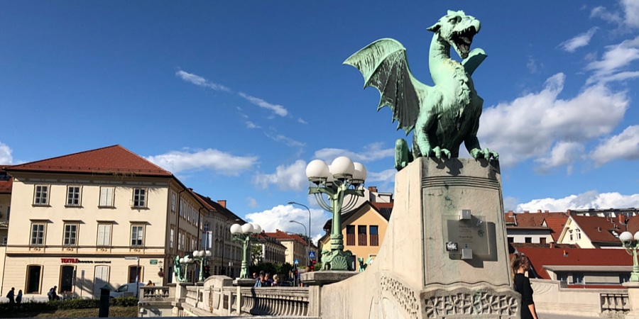 Stadtansicht Ljubljana - Osteuropa mit ISIC